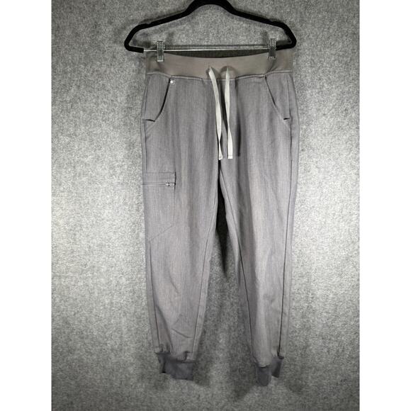 Figs‎ Scrub Pants Women Small Gray Zamora Jogger Pull On W18SW2005P Medical - Picture 1 of 7